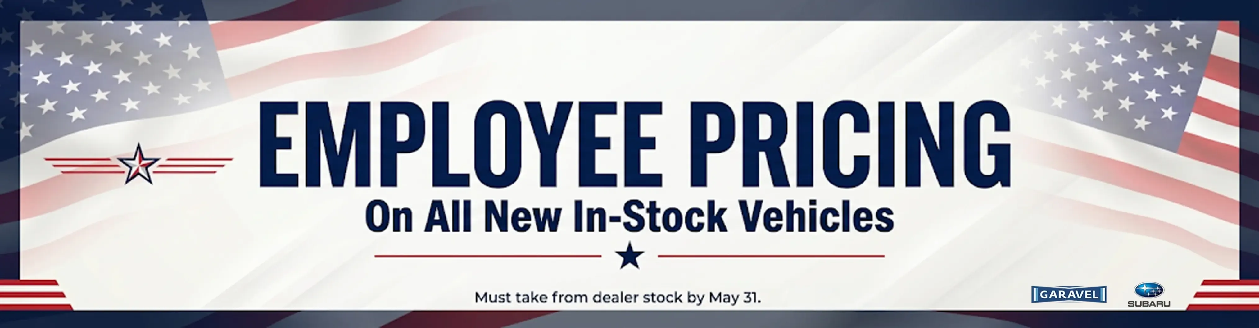 Employee Pricing on All New In-Stock Vehicles